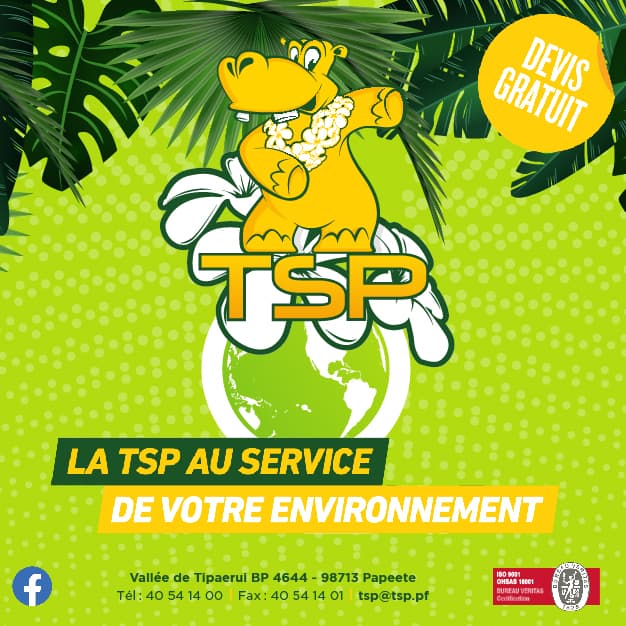 TSP - TAHITIENNE DE SECTEURS PUBLICS - Publicité
